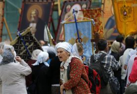 Participants of the Cross procession