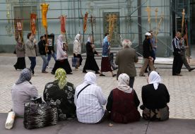 Participants of the Cross procession