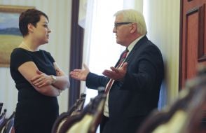 Natalia Galibarenko and Frank-Walter Steinmeier