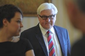 Natalia Galibarenko and Frank-Walter Steinmeier