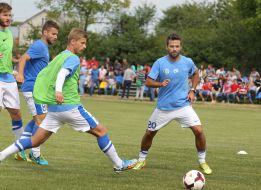 Training of players of FC "Dnepr" (Dnepropetrovsk)