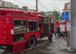 The fire-engine vehicle