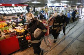 Fire and tactical exercises on Zhitniy market
