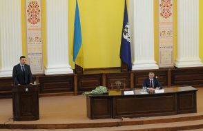 Borsis Lozhkin and Vitaly Klichko