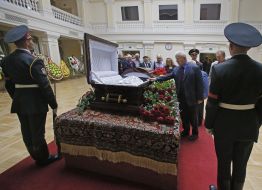 Farewell ceremony with Ivan Plyushch