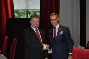 Petr Poroshenko and Alexander Stubb