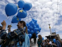 Участники флеш-моба