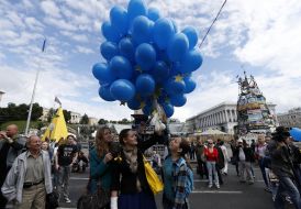 Участники флеш-моба