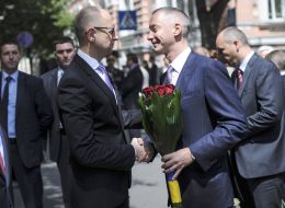 Boris Lozhkin and Arseniy Yatseniuk