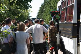 Церемония прощания с Андреем Коганом