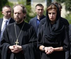 George Kovalenko and Marina Poroshenko