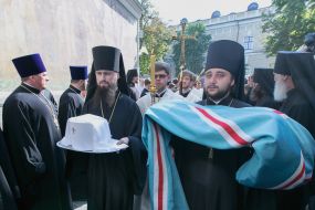Церемония прощания с митрополитом Владимиром