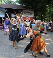 Participants of the festival "Youth is dedicated"