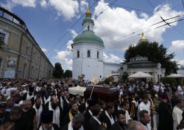 The funeral procession