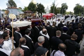 The funeral procession