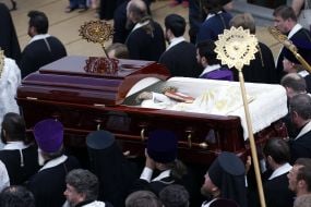 The funeral procession
