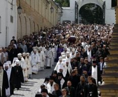 The funeral procession