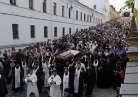 The funeral procession