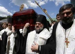 The funeral procession