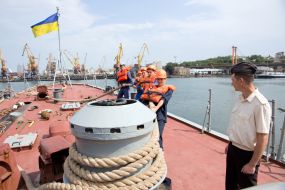 Ukrainian frigate Hetman Sahaydachniy
