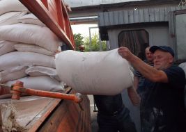 Shipment of humanitarian aid