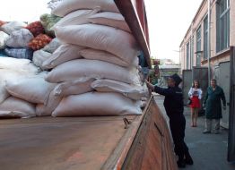 Shipment of humanitarian aid