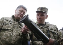 Petr Poroshenko and Valeriy Geletey