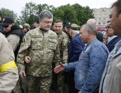 Petr Poroshenko and Valeriy Geletey