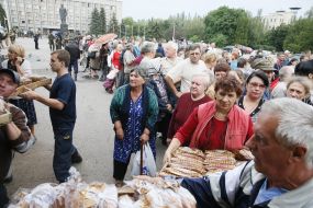 Humanitarian aid for residents of Sloviansk