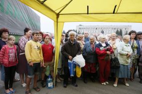 Humanitarian aid for residents of Sloviansk