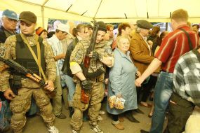 Humanitarian aid for residents of Sloviansk