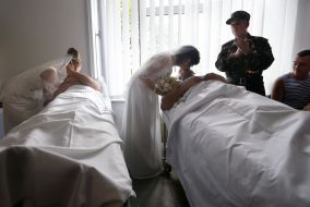 Aleksandr Ponomarev and Elena Ponomareva, Ruslan Yarysh and Elena Yarysh