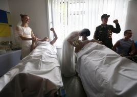 Aleksandr Ponomarev and Elena Ponomareva, Ruslan Yarysh and Elena Yarysh