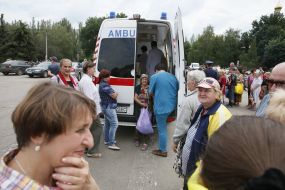 Оказание медицинской помощи жителям Славянска