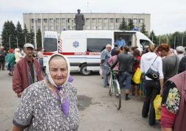 Оказание медицинской помощи жителям Славянска