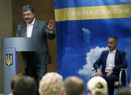 Petr Poroshenko and Boris Lozhkin