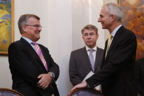 David Lidington and Simon Smith