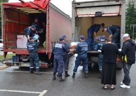 Shipment of humanitarian aid