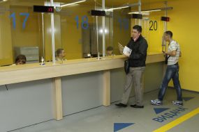 People at the center of "Passport Services"