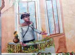 Зображення Михайла Водяного у ролі Попандопуло