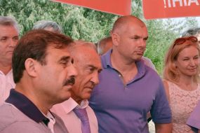 Anton Kisse, Yuriy Kruk and Igor Palitsya