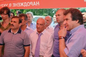 Anton Kisse, Yuriy Kruk and Igor Palitsya