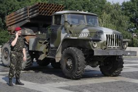 Fighting vehicle BM-21 "Grad"