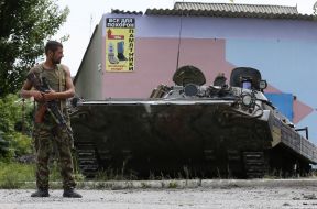 Ukrainian soldier in Seversk