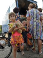 Humanitarian aid for residents of Slavyansk