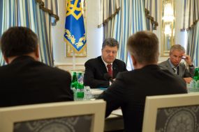 Petr Poroshenko and Yuriy Kosyuk