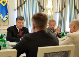 Petr Poroshenko and Yuriy Kosyuk