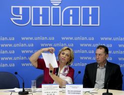 Александра Кужель и Владимир Остапенко