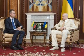 Aleksandr Turchinov and Dainius Zalimas