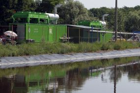 Power station on Municipal Solid Waste Landfill